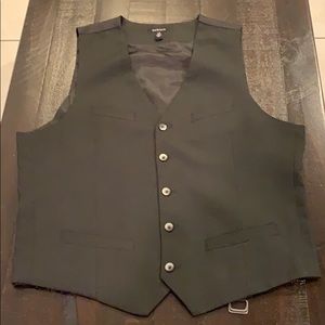 Large Van Heusen Black Dress Vest